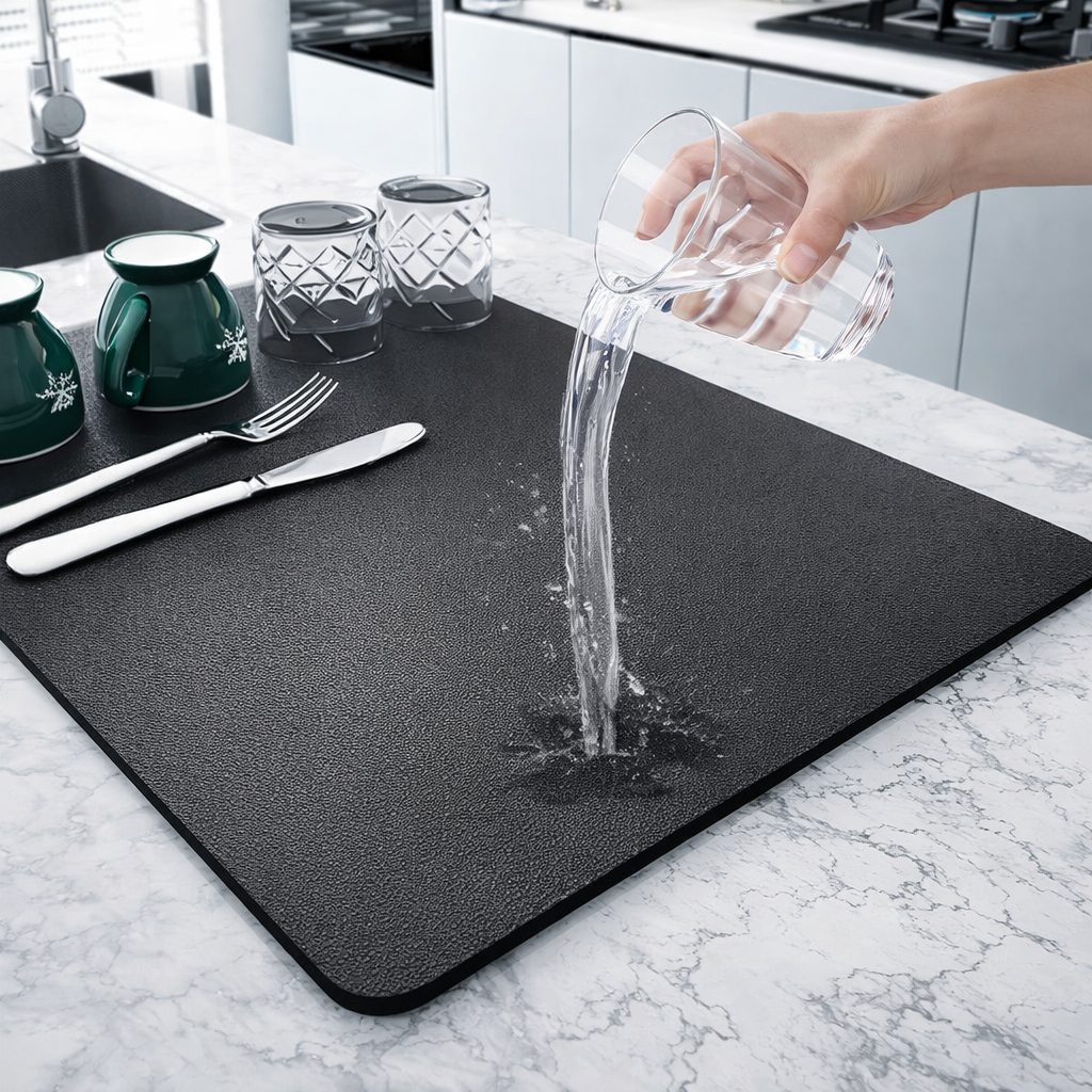 Quick-Drying Kitchen Mat | 40x60 cm dish drying mat